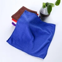 2021 hot sale microfiber car cleaning towels automobile motorcycle washing glass household cleaning small towels 2525cm