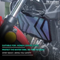 for cb400f radiator grille guard perfect cover motorcycle stainless steel radiator water tank protection net accessories