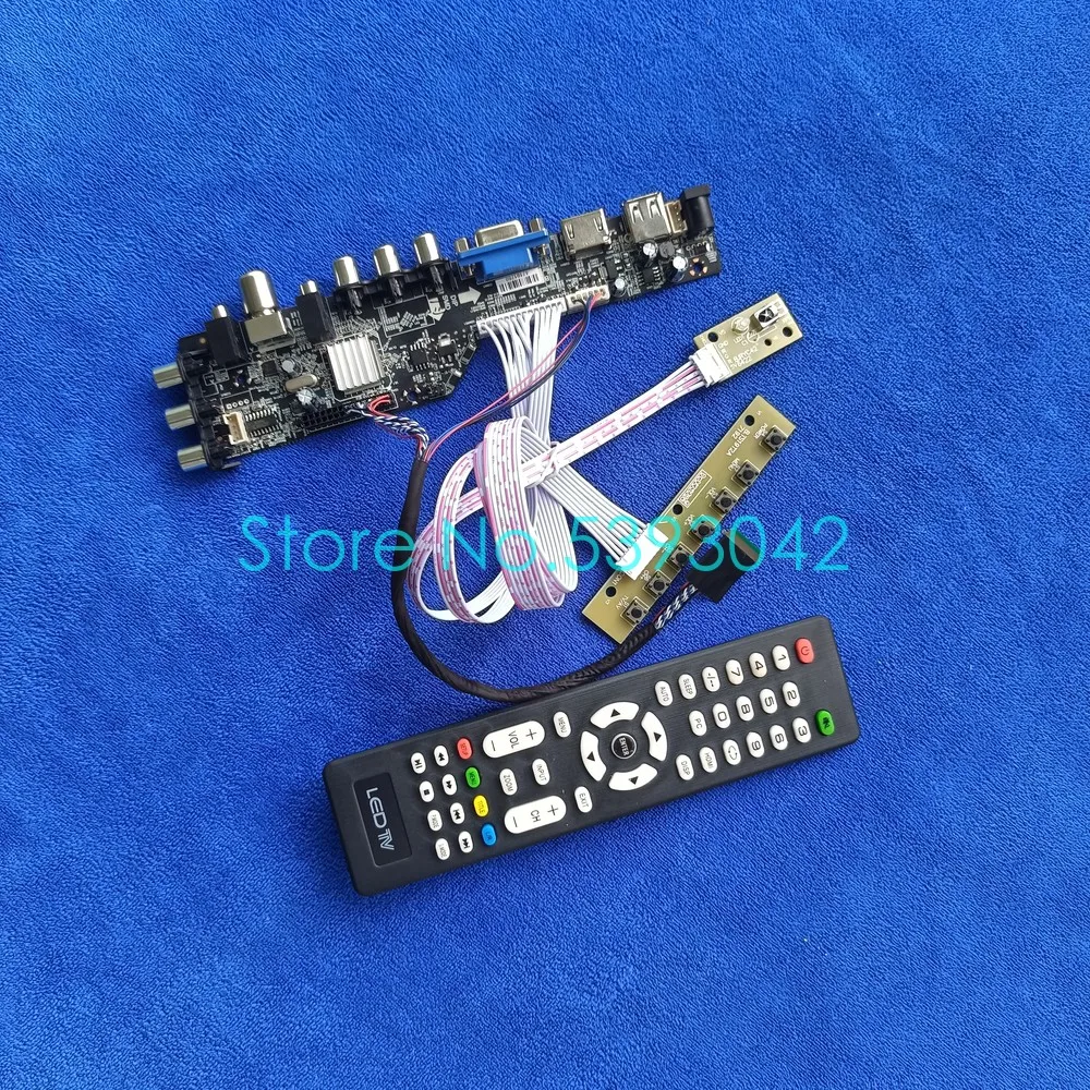 Подходит для LP156WF4 (SL)(B5)/(SL)(B6)/(SL)(B7)/(SL)(BA)/(SL)(C1) 1920*1080 VGA USB Панель DVB C 40Pin LVDS 3663 комплект