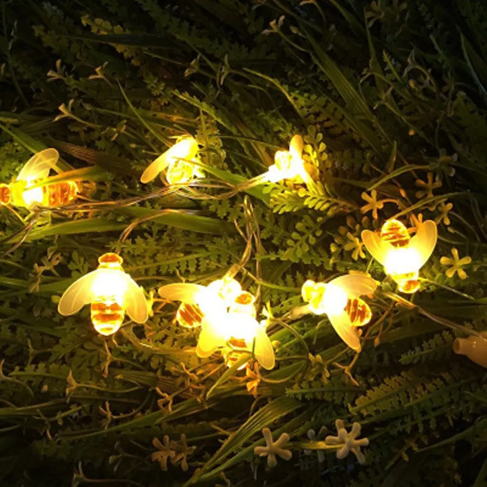 Милая Божья коровка гирлянды светодиодные светильник Фея s 10 30leds пчелы ing