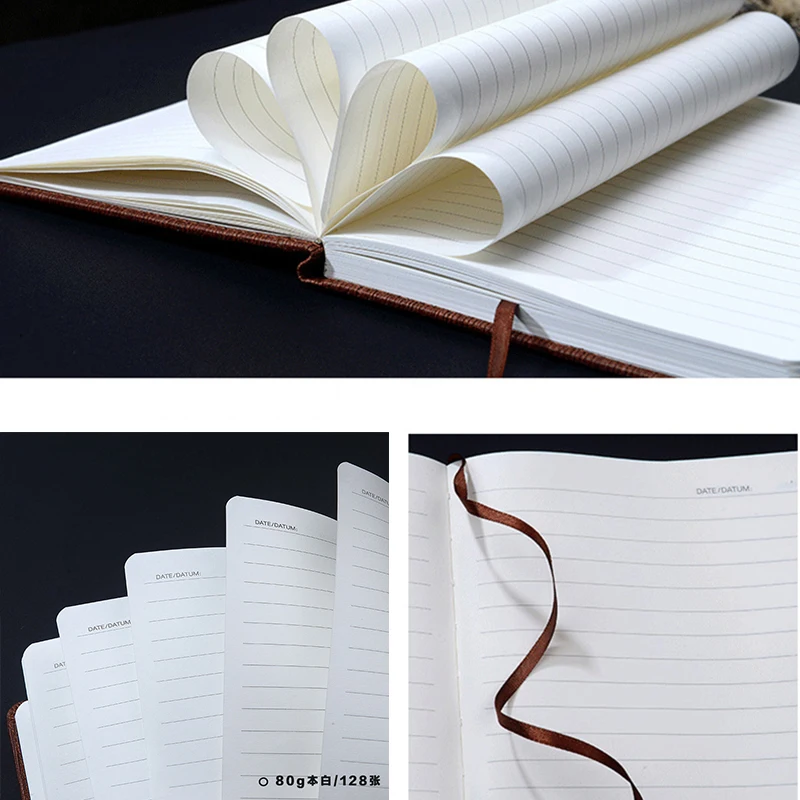 A5 блокнот с пряжкой канцелярский кожаный для деловых встреч записывающая