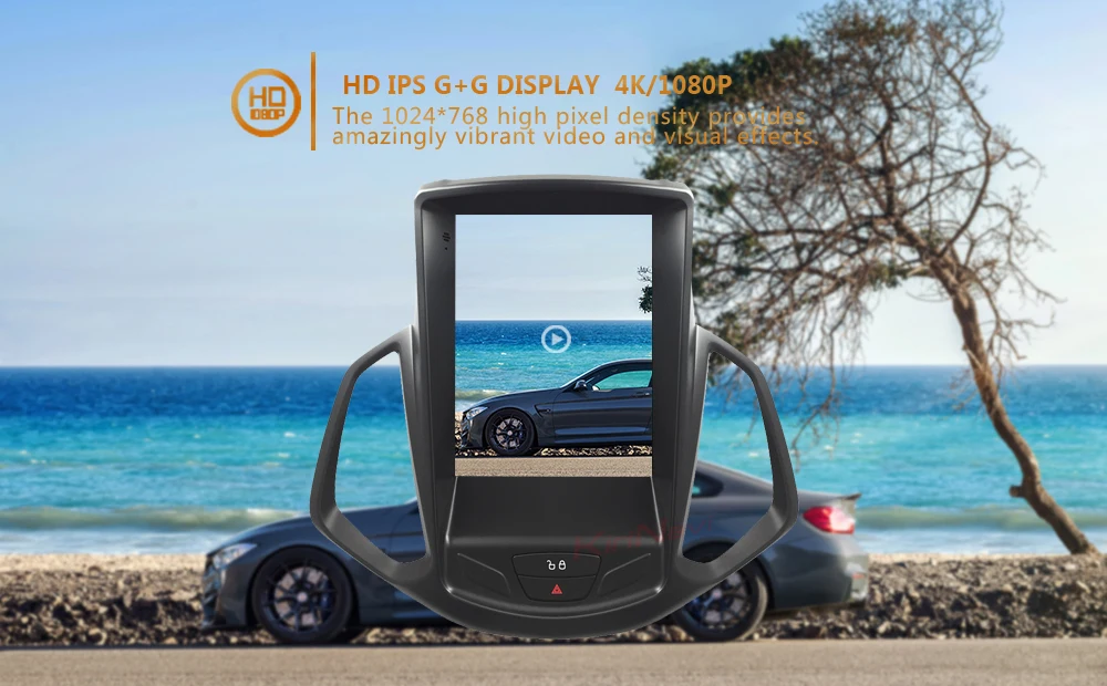 KiriNavi вертикальный экран Tesla стиль Android 8,1 10,4 ''автомобильное радио gps навигация для Ford Ecosport автомобильный Dvd мультимедиа 2013