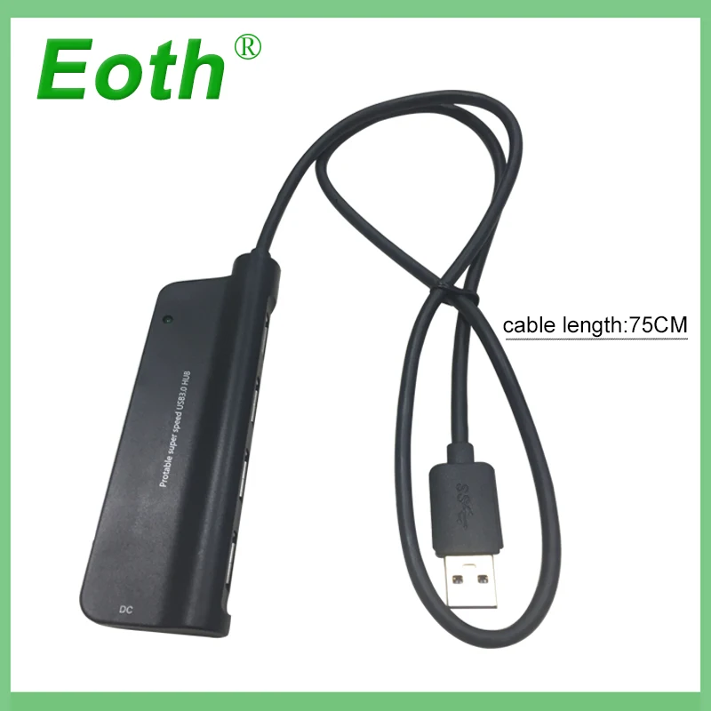 Eoth USB 3 0 концентратор внешний 4 Порты и разъёмы разветвитель 4-Порты USB3.0 хаб
