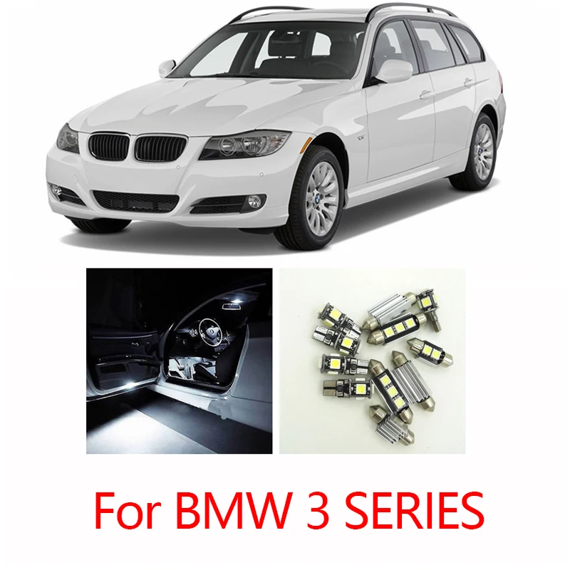 18 шт./комплект Автомобильные светодиодные лампы canbus для BMW 3 серии 318i 318d 320i 325i 325d 330i