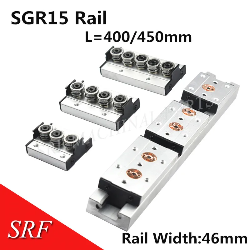 Алюминиевый двунаправленный торцовочно ролик линейная рельсовая направляющая