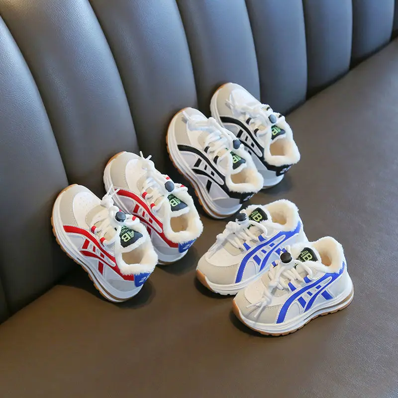 

Детские кроссовки KINE PANDA, детская обувь, зимняя обувь для мальчиков, теннисная обувь для бега, теплая спортивная обувь для девочек, обувь для ...