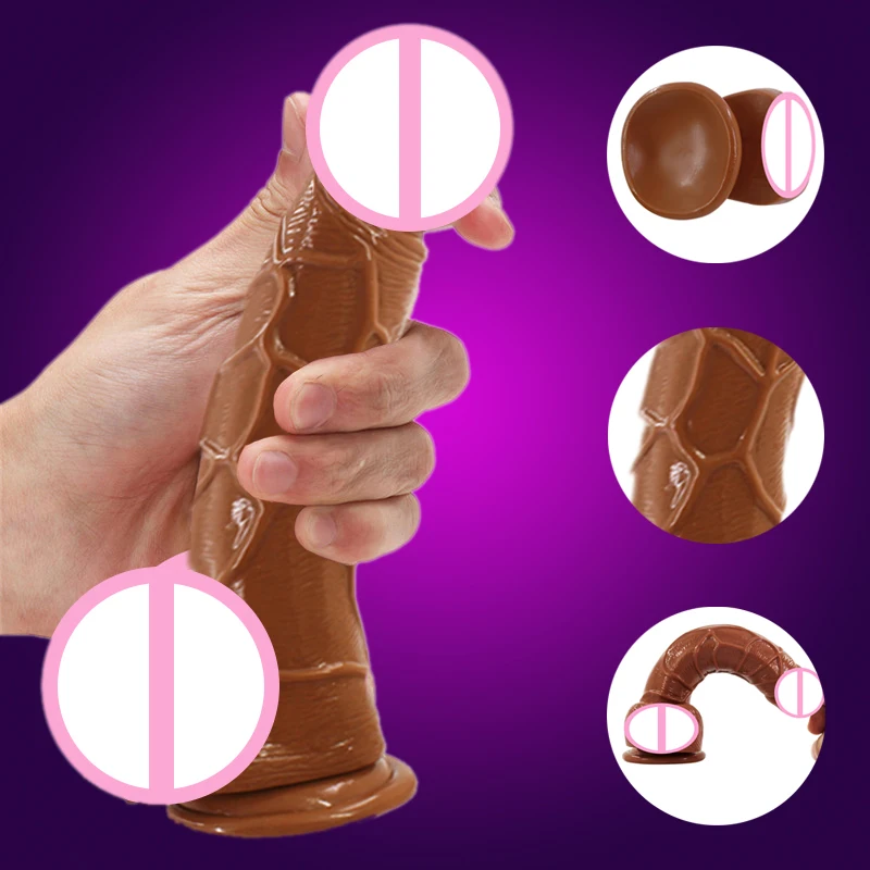 Кожа реалистичный пенис Супер огромный большой фаллоимитатор силиконовый