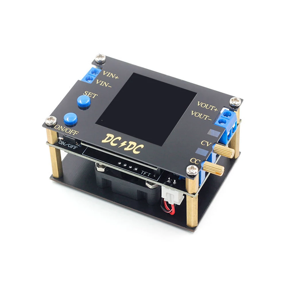 

New CC CV Power Module 0.5-32v 3A 35W DC Automatic Boost Converter Adjustable Regulated Power Supply Voltmeter Ammeter