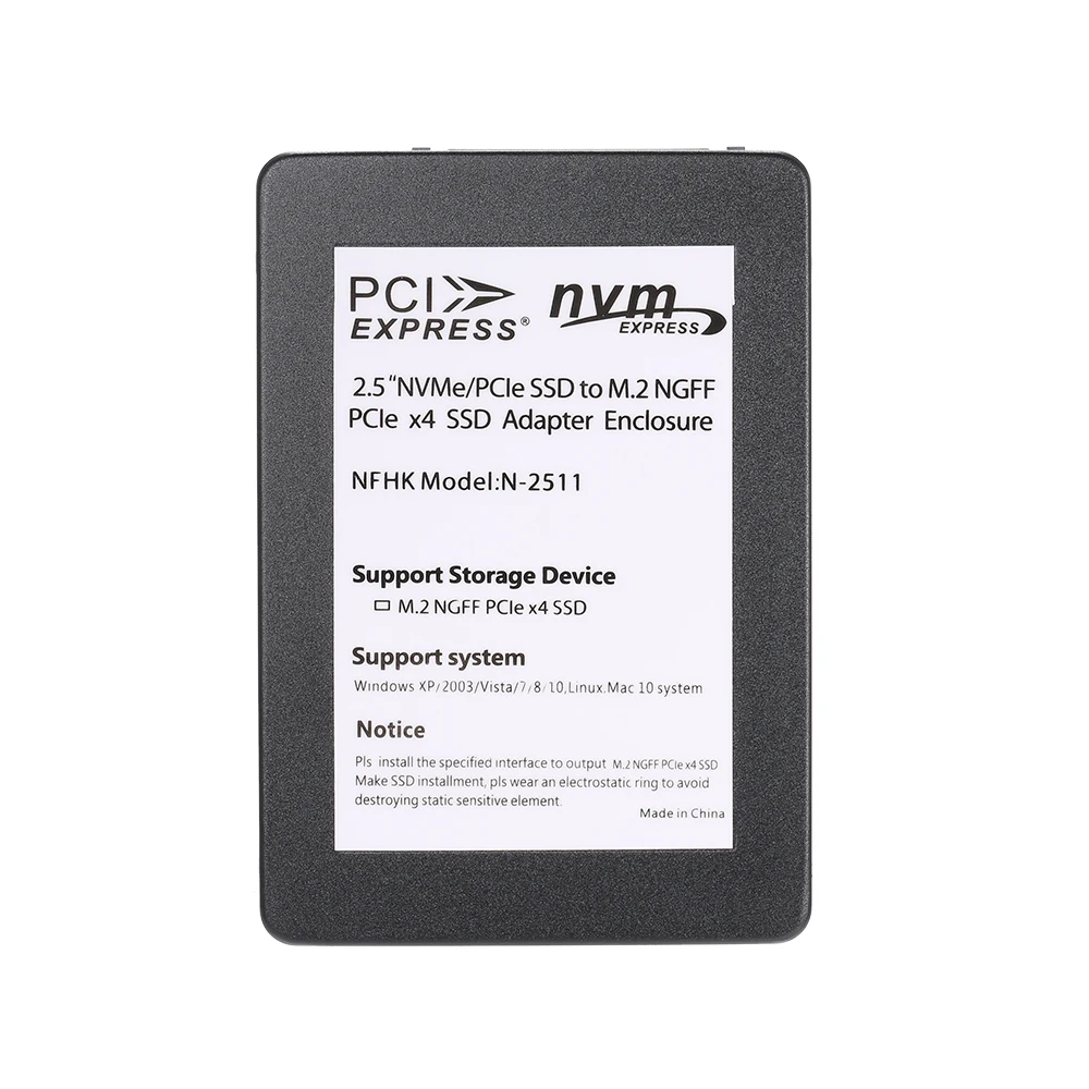2 5-дюймовый NVMe/PCI-E SSD на M.2 NGFF PCIe x4 адаптер Корпус PCI Express карта | Компьютеры и офис