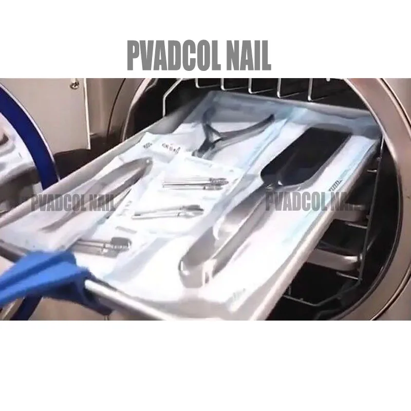 Самозапечатывающаяся стерилизационная сумка одноразовая для хранения педикюра