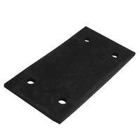 rectangle shaped black foam sander back pad sanding mat for makita 9035