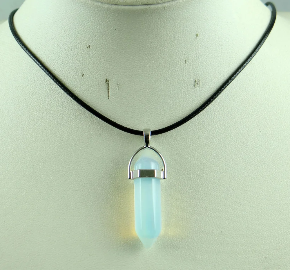 

Natural stone Quartz crystal Turquoises tiger eye Opal aventurine endulum Pendant for diy lJewelry making necklace Accessories