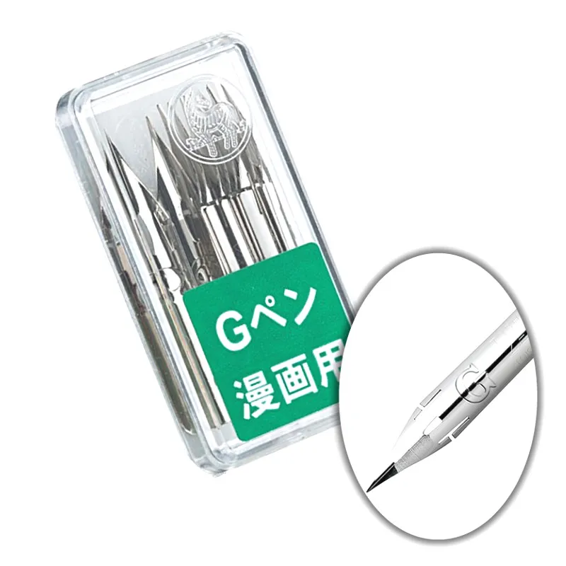 Хромированный перьевой наконечник Zebra Comics модель G в упаковке 10/20/30 PG 6C C K| |