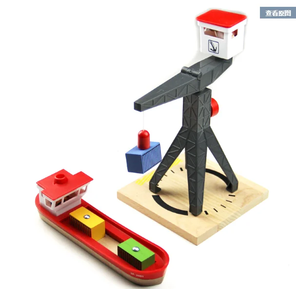 Деревянный аксессуар для трека шесть колесо крана с грузовой перевозчик