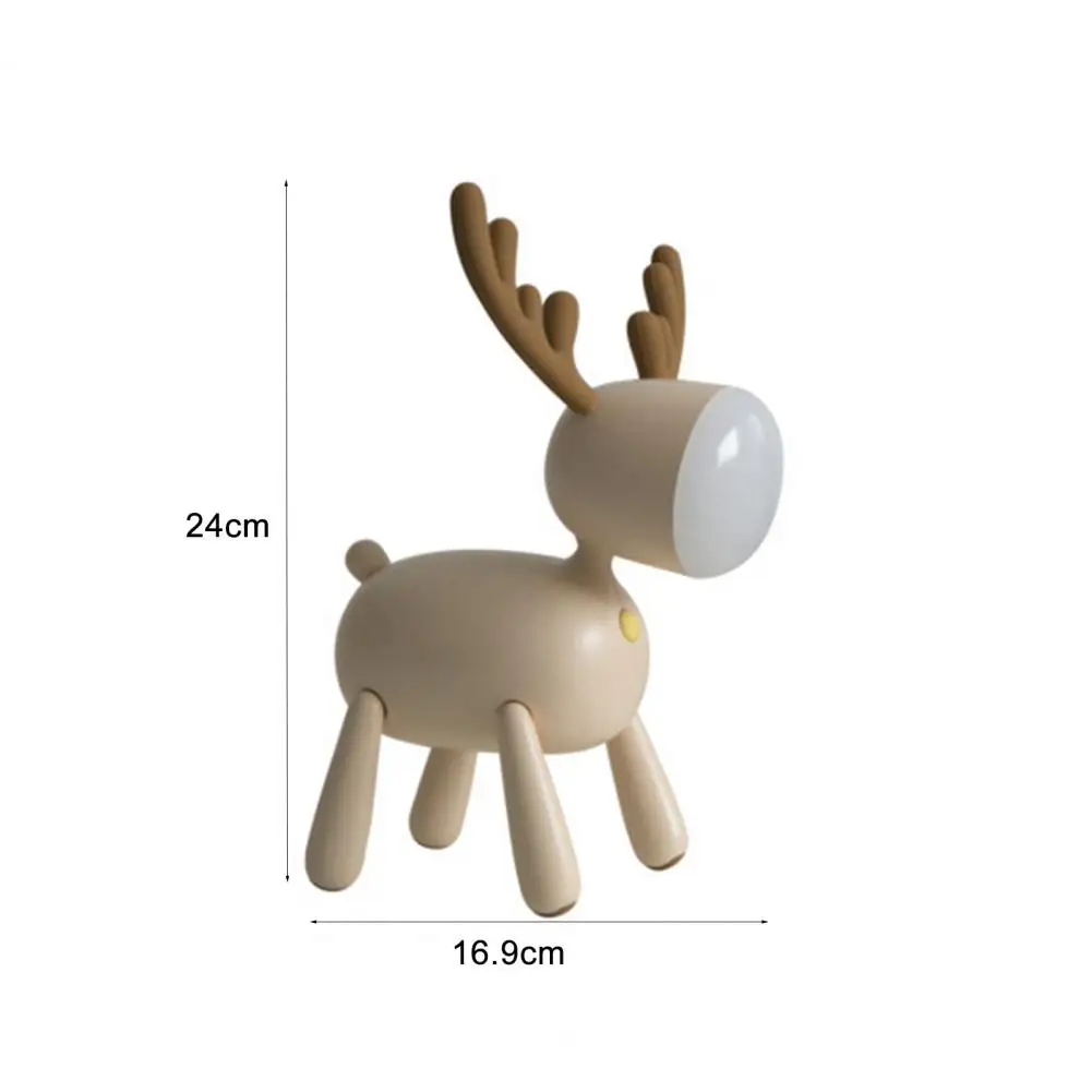 

Elk Deer Rotary Night Light Tail Adjustable Timing USB Lamp Kids Bedroom Decor Desktop decoration for Gift