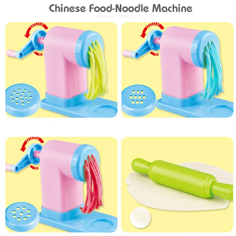 3D набор цветных грязей DIY лепка для лепки глина игрушки лапша Dumplins машина