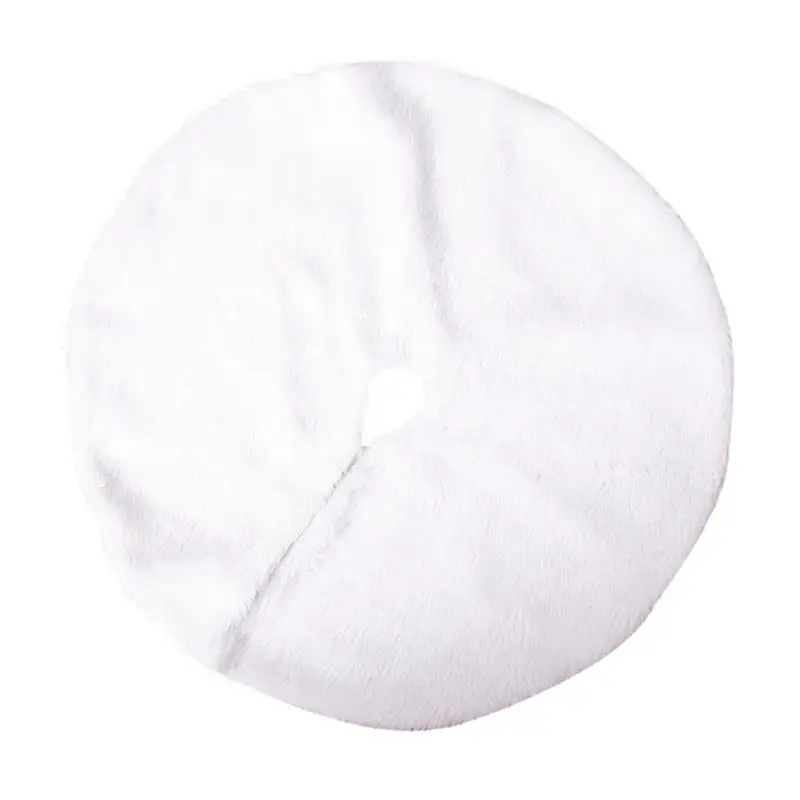 60 см Рождественская елка плюшевая юбка чистая белая для рождественского декора