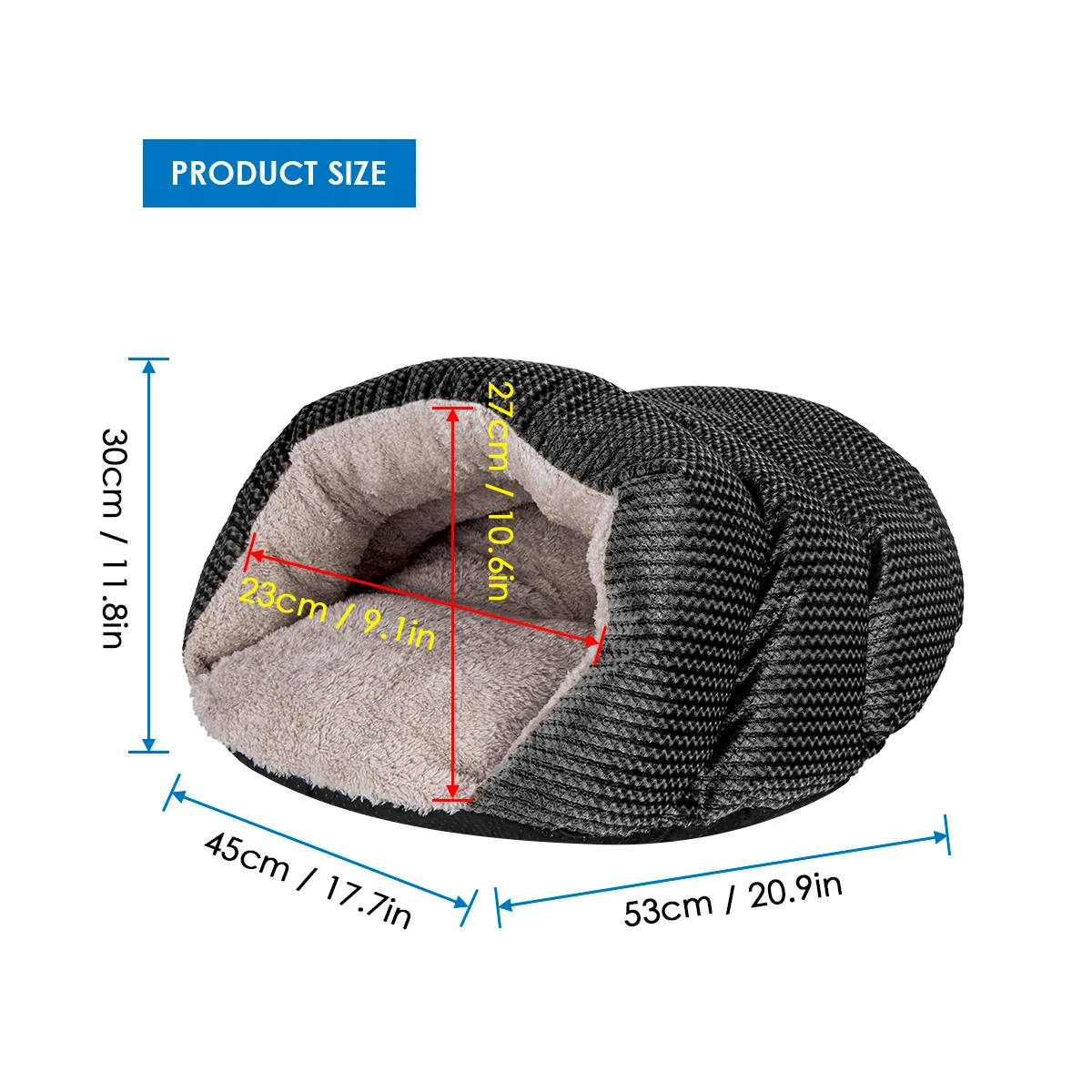 

Hand Washable Cat Sleeping Bag Pet Sleeping Bed For Cat Small Dogs And Other Small Pets