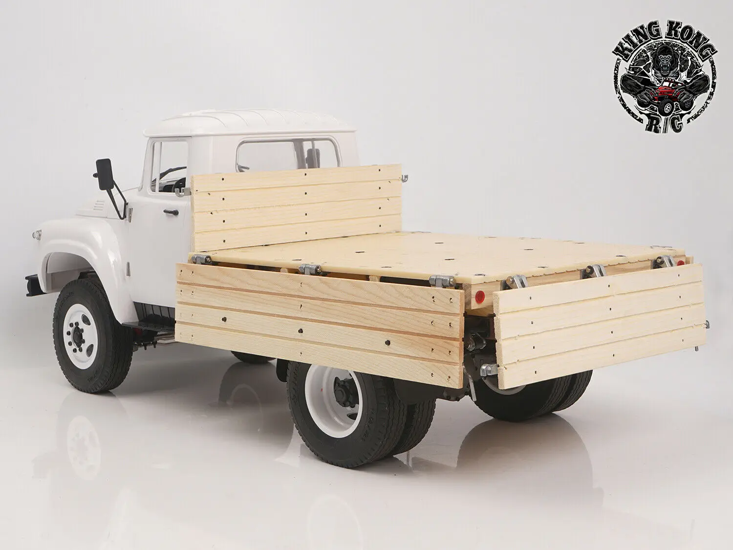 Набор металлических шасси для трактора Kingkong RC 1/12 ZL-130 II 4x2 с деревянной кроватью