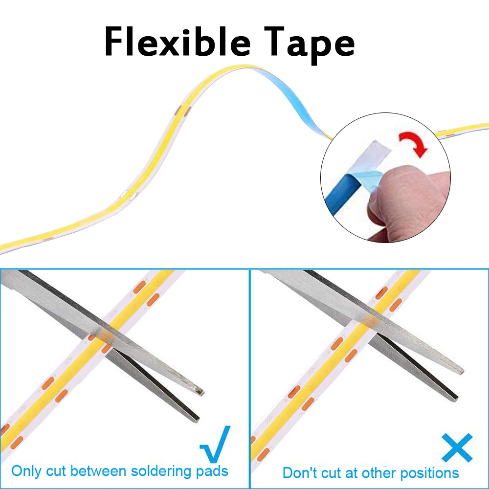 Светодиодная ленсветильник 5 в постоянного тока с монолитным блоком светодиодов