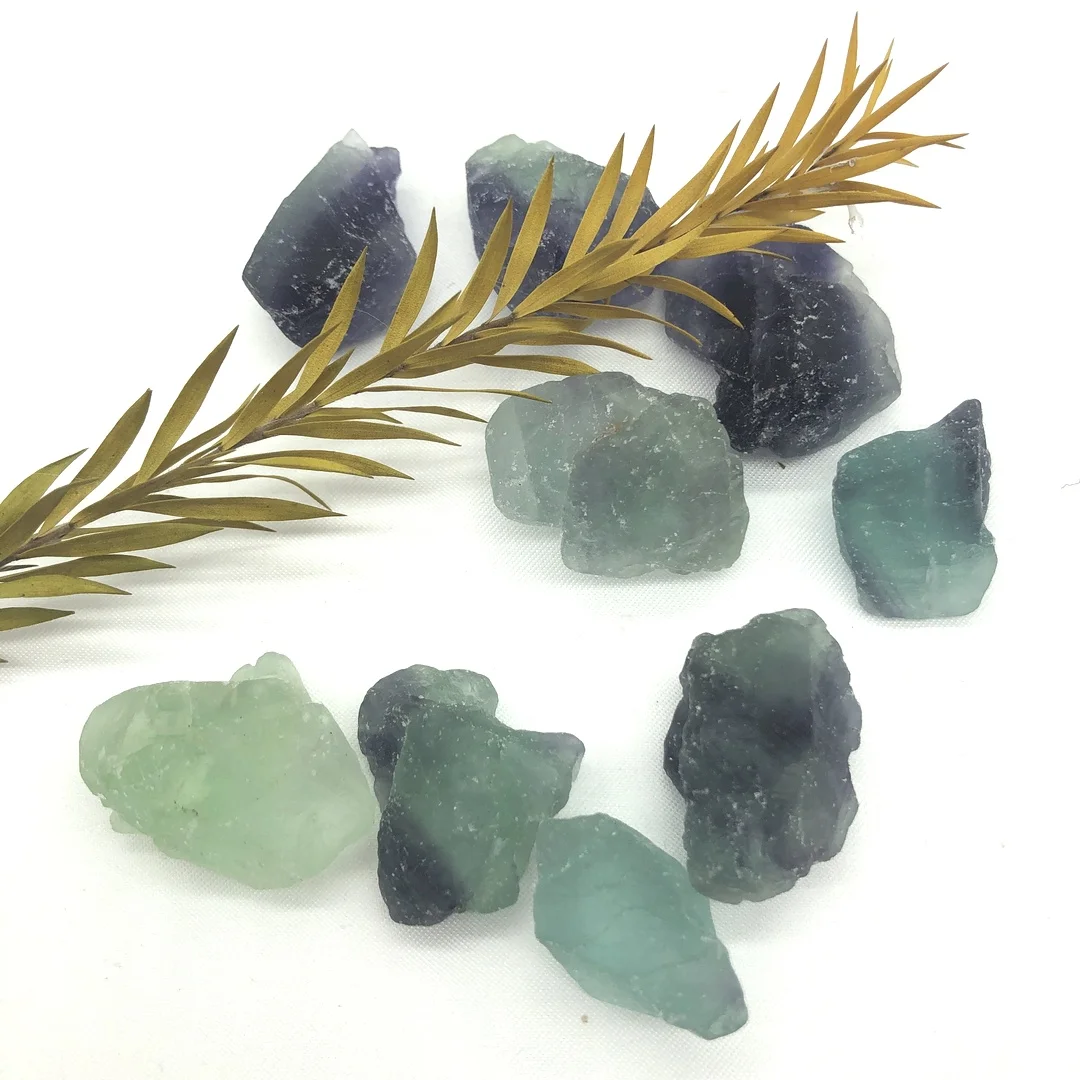 100 г натуральный флюорит сырой грубый разноцветные камни целебные кристаллы