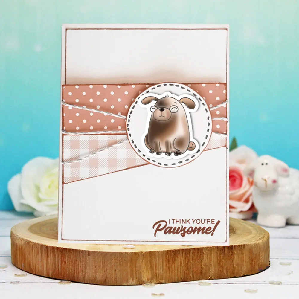 

Милые марки с собаками и высечки металла штампы для DIY Скрапбукинг тиснение карты инструмент декоративные поделки высечки