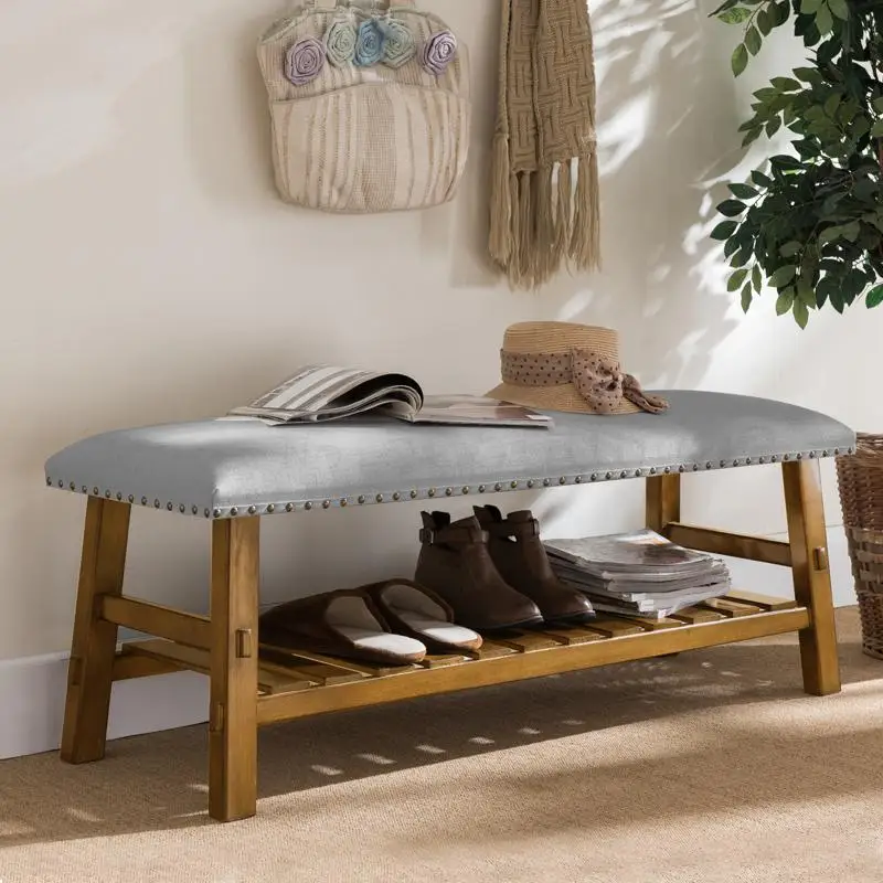 Nordic Shoe Bench Simple Modern Multi-functional Economic Fabric Household Storage Hall |
