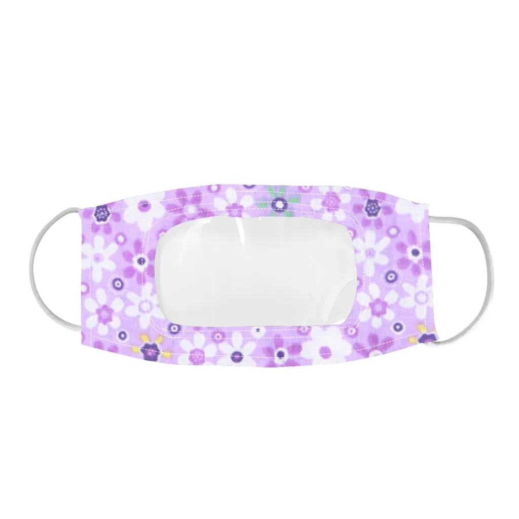 В наличии! Видимая маска для взрослых Модные Моющиеся Многоразовые