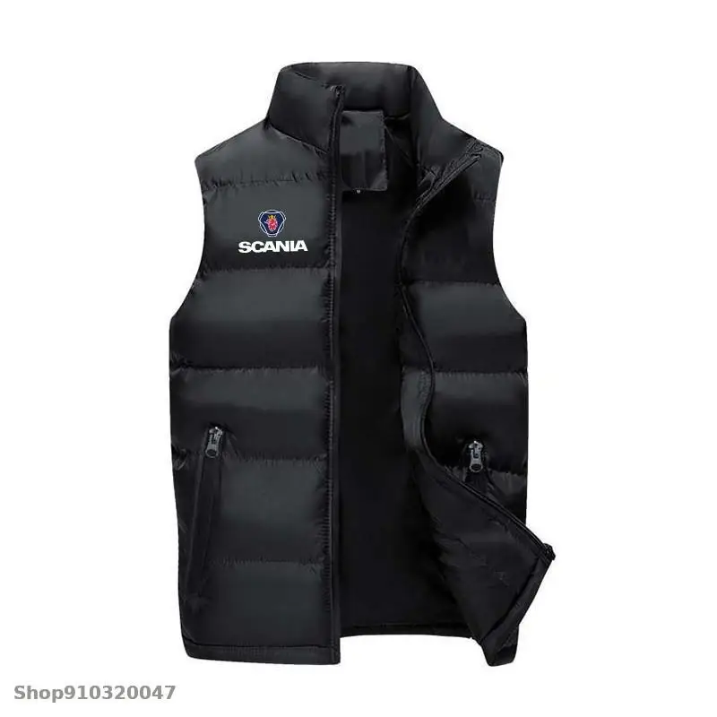

2021 Vest Mens Sleeveless Jackets outdoor Cycling Casual Fashion Cotton Down Waistcoat Windproof Lightweight Warm CBGF