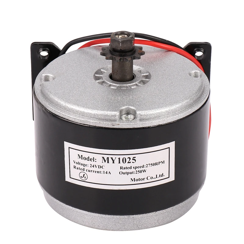 24V Electric Motor Brushed 250W 2750RPM Chain For E Scooter Drive Speed Control | Строительство и ремонт