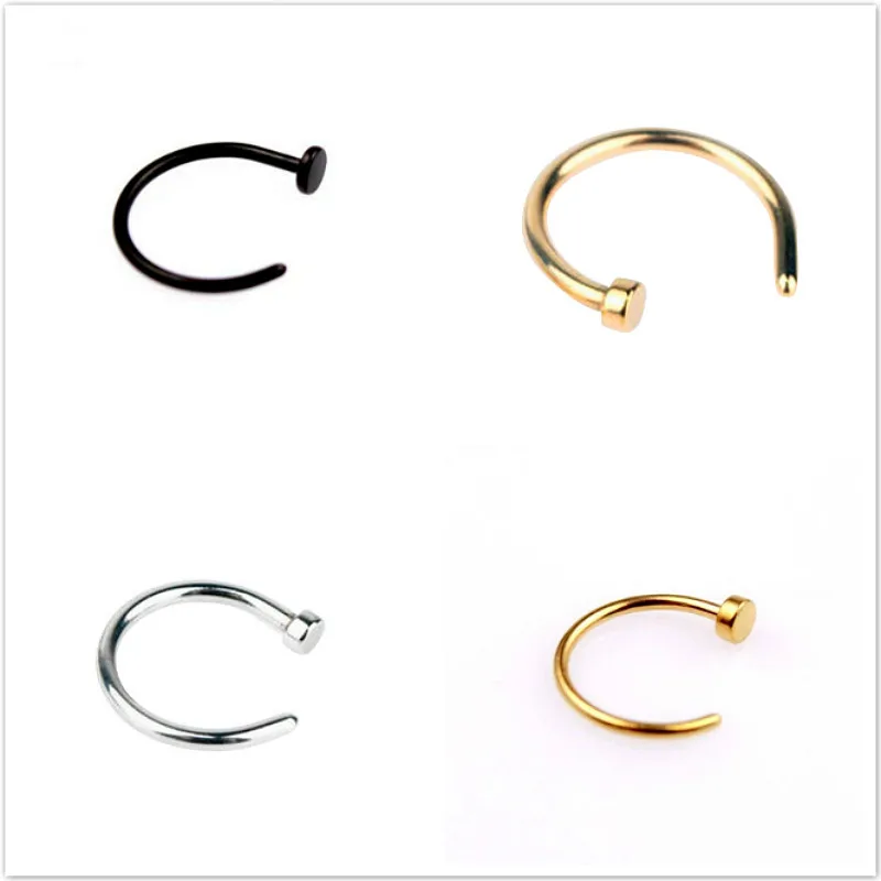 1 шт. большое кольцо для носа игрушки макияжа девочек наклейки ногтей белые