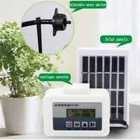 garden drip irrigation device water pump controller timer system solar energy intelligent automatic watering device for plants