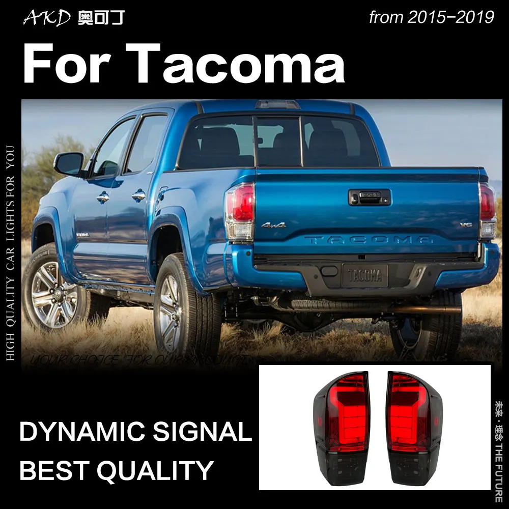 Автомобильный Стайлинг AKD для Toyota Tacoma задние фонари 2015 2019 светодиодный ные DRL