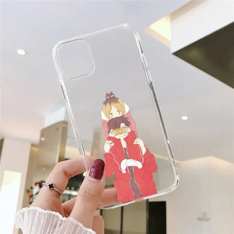 

Kenma Kozume of Haikyuu Phone Case Transparent soft For iphone 5 5s 5c se 6 6s 7 8 11 12 plus mini x xs xr pro max