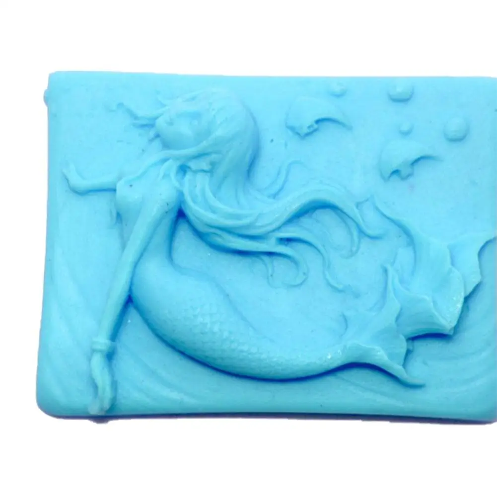 3D квадратная форма для мыла ручной работы силиконовая сделай сам торта