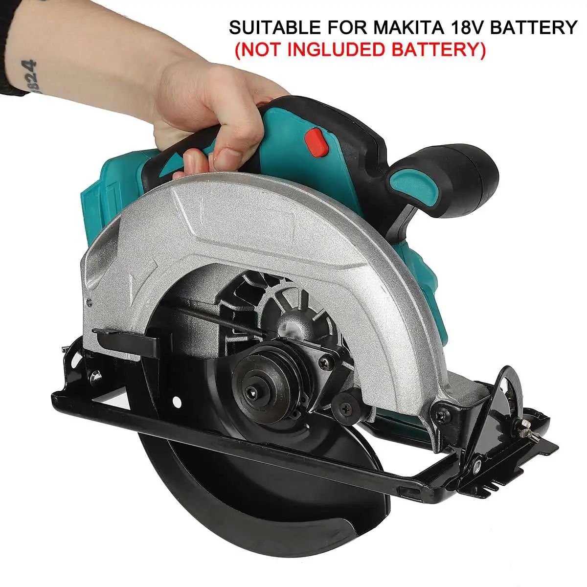

180mm Cordless Electric Circular Saw Wood Cutter Multi-Angle Electric Saw Cutting Machine Powers Tool for Makita 18V Battery