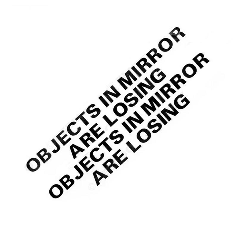 2 шт./компл. Автомобильное зеркало заднего вида предупреждающая наклейка объекты