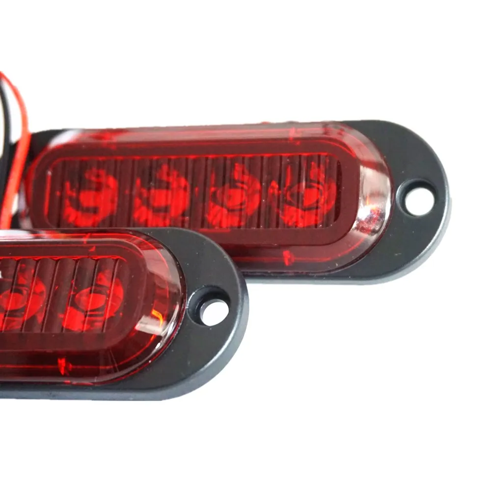 Ультратонкий 4 светодиода s Автомобильный светодиодный габаритный фонарь