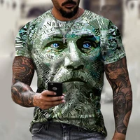 new style hot sale in 2021 3d mens t shirt gentleman style design short sleeves summer fashion handsome man