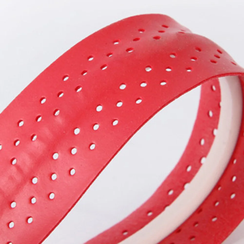 

1Pair Non-Slip Breathable Holes Tennis Badminton squash Racquet Handle Overgrips Tape Absorbent Perspiration soft feeling parts