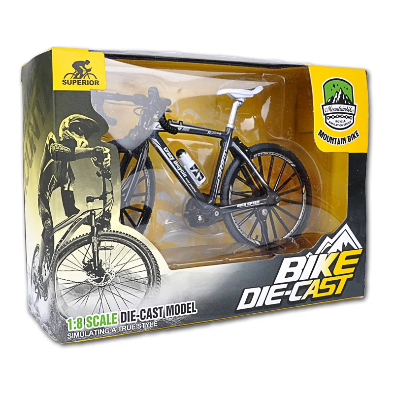 2020 миниатюрный велосипед из сплава на палец Игрушечная модель велосипеда горный