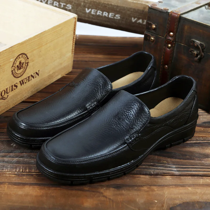 Ботильоны резиновые мужские ПВХ водонепроницаемые дышащие плоская подошва