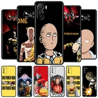 Shockproof Case For Xiaomi Poco NFC Pro 11T 10T Note Soft Silicone Phone Cover Anime One Punch Man