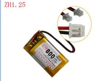 ZH1.25 forward 1шт 602030-2P 122030 800mAh 3,7 V полимерная литиевая батарея li-po аккумуляторная батарея - Цвет: ZH1.25 forward