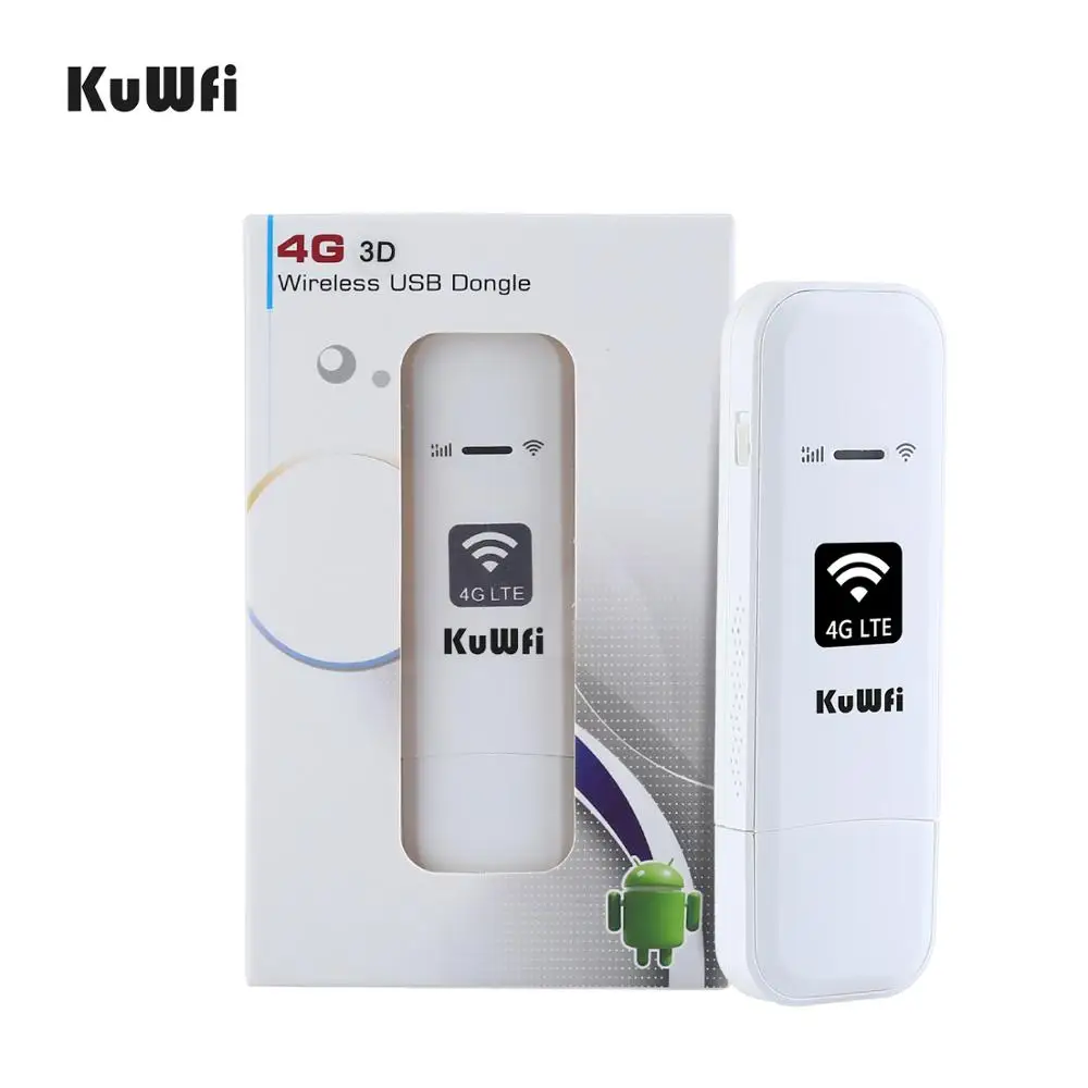 KuWFi 4G LTE USB модем Cat 4 150 Мбит/с сеть 3G/4G ключ универсальный разблокированный SIM Wifi