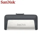 Sandisk SDDDC2 USB флеш-накопитель USB 128 Гб карта памяти Type - C OTG USB 3,1 32 Гб 64 Гб Высокое качество Usb палка