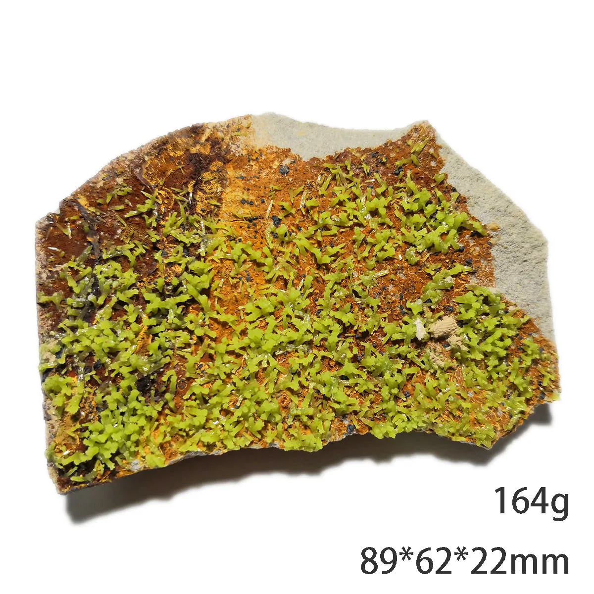 

164g A1-4b высокое качество натуральный пироморфит образцы минералов Rare коллекции подарочные украшения из провинции Гуанси, Китай (материк)