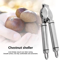 20x6cm portable stainless steel practical chestnut sheller walnut pliers opener kitchen gadgets home tool accessory