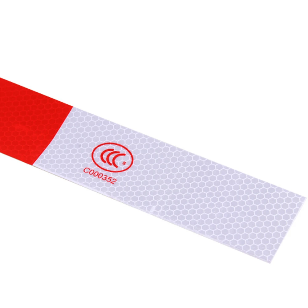 2/3/7 шт. красно-белая Предупреждение ющая Ночная светоотражающая лента