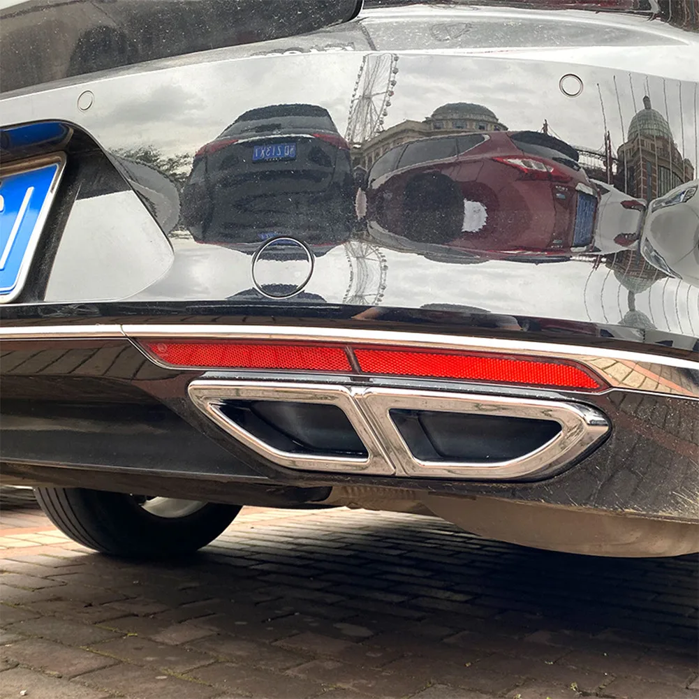 2 шт. задняя Горловина для Magotan Overseas Passat B8 четыре выхода горловина рама выхлопная